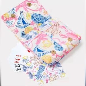 NWT Lilly Pulitzer Playing Cards with Matching Case